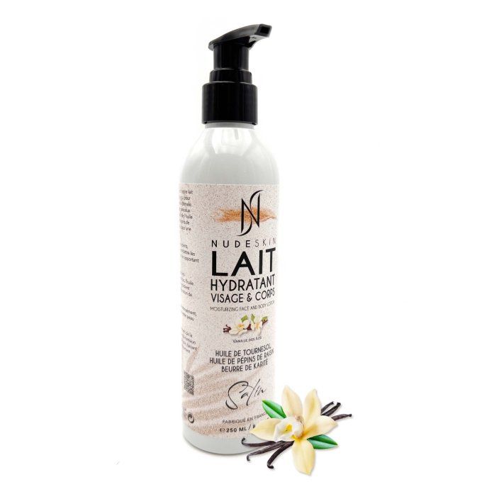Lait Hydratant Visage & Corps Vanille des Iles