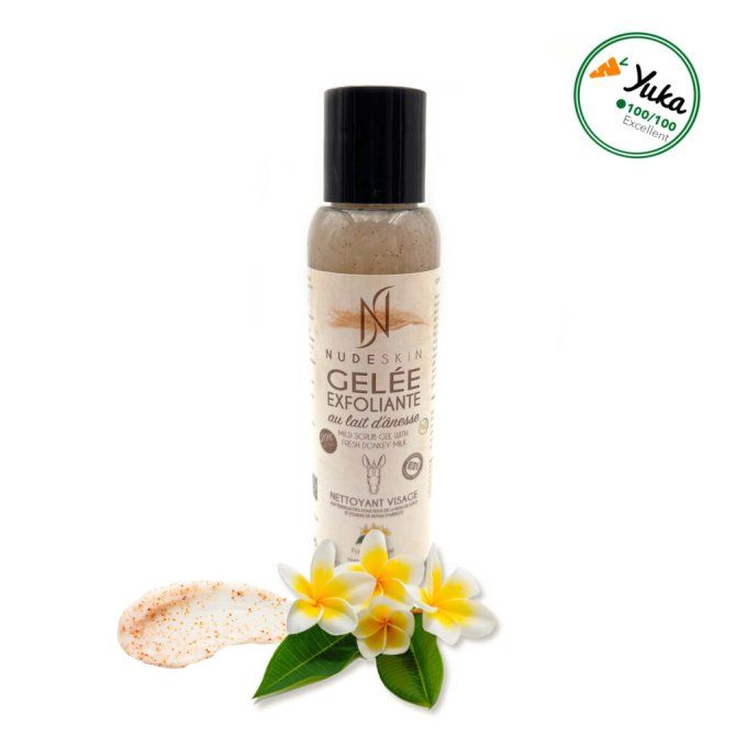 Gelée Exfoliante Nettoyante au Lait d’Anesse Frais 20% (BIO)