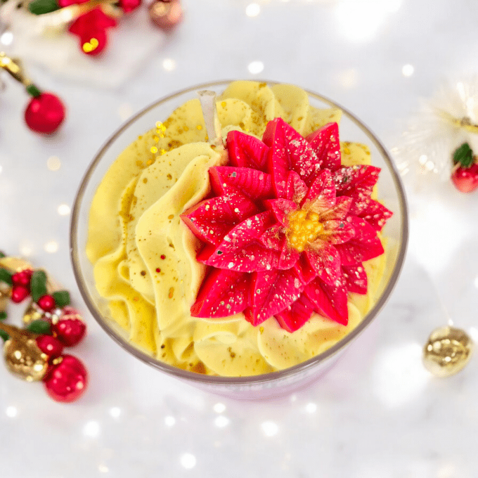 Bougie parfumée Senteur FLEUR DE NOËL