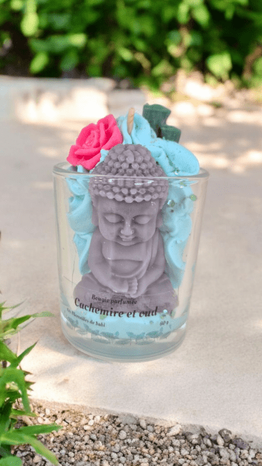 Mini bougie parfumée senteur CACHEMIRE ET OUD
