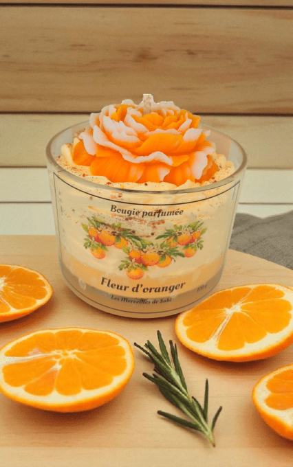Bougie parfumée Senteur FLEUR D'ORANGER