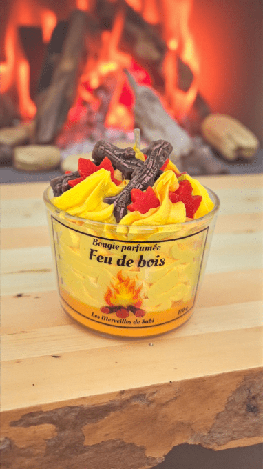 Bougie parfumée Senteur FEU DE BOIS