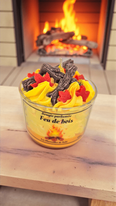 Bougie parfumée Senteur FEU DE BOIS