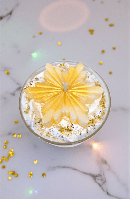 Bougie parfumée Senteur NOUGAT BLANC