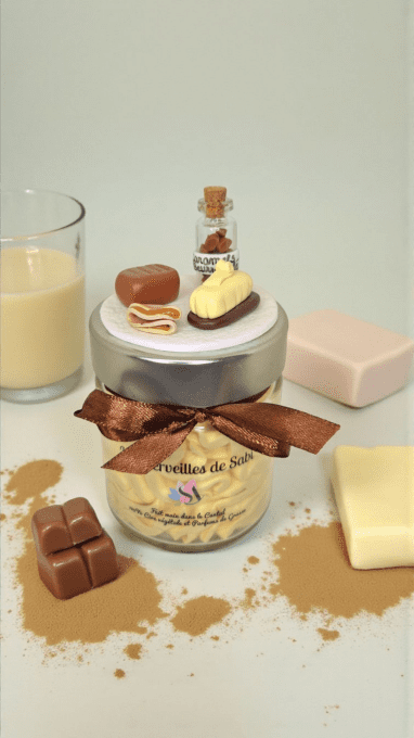 Bougie Gourmande senteur CARAMEL BEURRE SALÉ