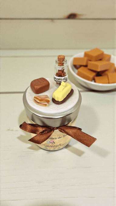 Bougie Gourmande senteur CARAMEL BEURRE SALÉ