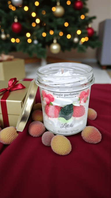 Bougie parfumée  senteur LITCHI