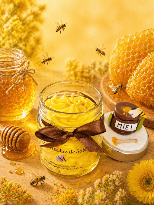 Bougie Gourmande senteur MIEL