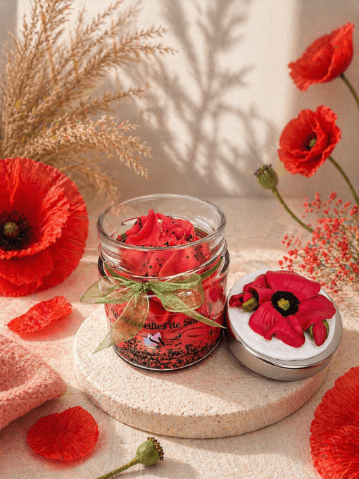 Bougie Gourmande senteur COQUELICOT