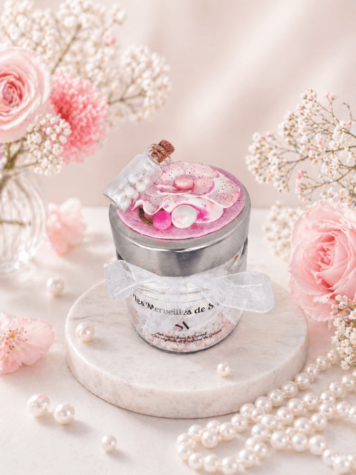Bougie Gourmande senteur PERLE DE SOIE 