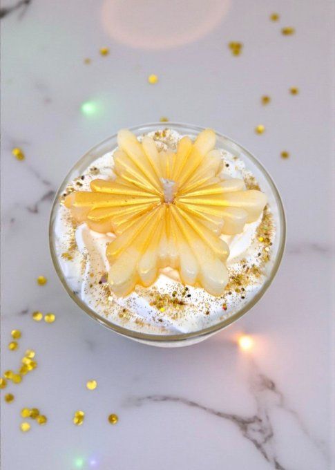 Bougie parfumée Senteur NOUGAT BLANC