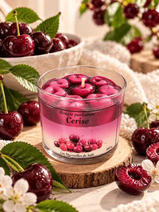 Bougie parfumée Senteur CERISE